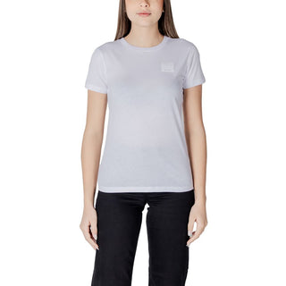 Armani Exchange White Cotton T-Shirt