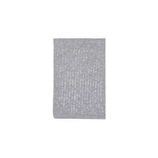Pieces Gray Recycled Polyester Scarf