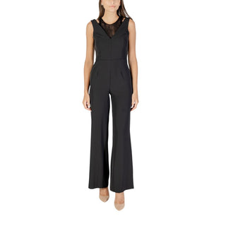 Rinascimento Black Polyester Jumpsuit