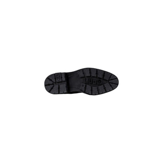 Liu Jo Black Artificial Leather Lace-Up Boots
