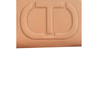 Twinset Pink Faux Leather Women Crossbody