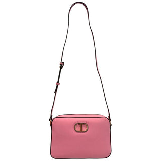 Twinset Pink PU Women Crossbody Bag