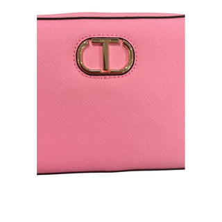 Twinset Pink PU Women Crossbody Bag