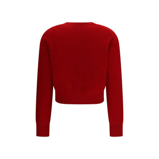 Tory Burch Red Wool Oves Aries Sweatshirt