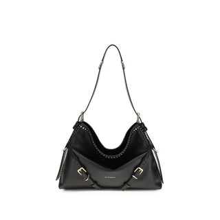 Givenchy Black Calf Leather Bos Taurus Shoulder Bag