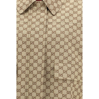 Gucci Beige Cotton Bomber