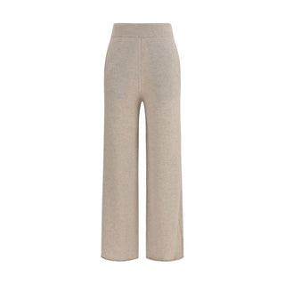 Max Mara Pure Beige Cashmere Casual Pants