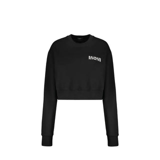 Balmain Black Cotton Sweatshirt