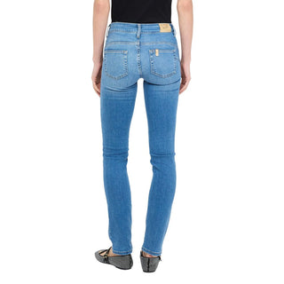 Liu Jo Light Blue Cotton Skinny Jeans