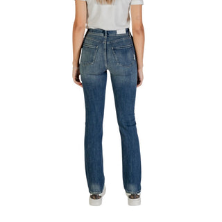 Armani Exchange Blue Cotton Skinny Jeans