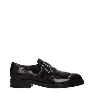 Church's Red Leather Slip-On Loafers
