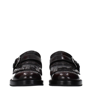 Church's Red Leather Slip-On Loafers