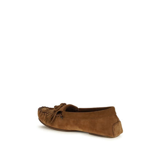 Paris Texas Brown Calf Leather Bos Taurus Slip-On Loafers