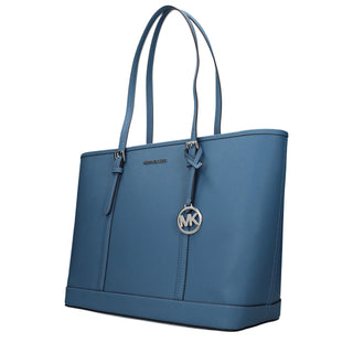 Michael Kors Blue Leather Shoulder Bag