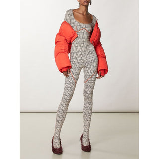 Patrizia Pepe Bicolor Polyamide Jumpsuit