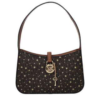 Michael Kors Brown Fabric Handbag