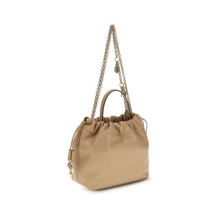 Chloé Beige Lamb Ovis Aries Shoulder Bag