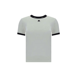 Courrèges White Cotton T-Shirt