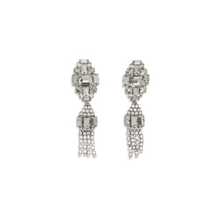 Alessandra Rich Silver Metal Earrings