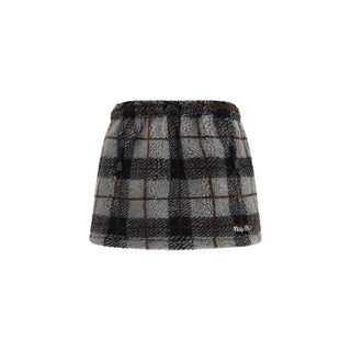 Miu Miu Multicolor Nylon Mini Skirt