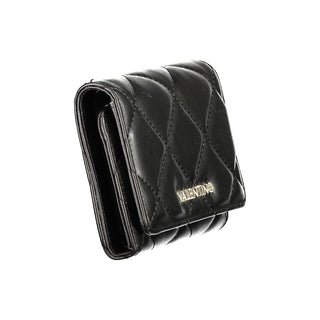 Mario Valentino Black Polyurethane Women's Wallet