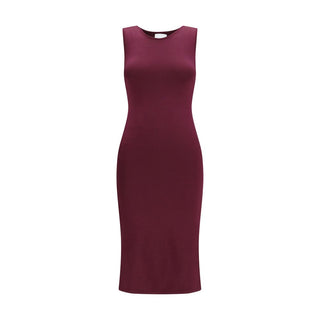SA SU PHI Purple Silk Long Dress