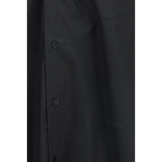 ALAINPAUL Black Cotton Shirt