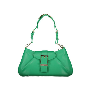 Mario Valentino Verde Polyurethane Women's Bag with Adjustable Shoulder Strap