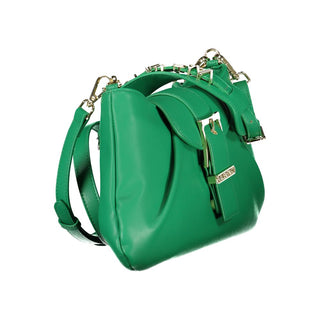 Mario Valentino Verde Polyurethane Women's Bag with Adjustable Shoulder Strap