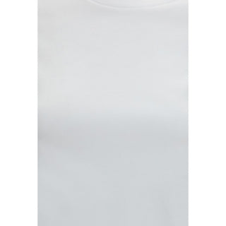 Max Mara Pure White Cotton T-Shirt