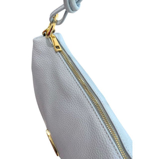 Baldinini Trend Blue Leather Women Bag
