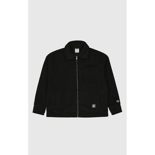 Champion Black Polyester Full-Length Jacket