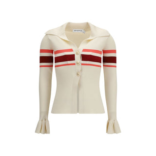 Self-Portrait Beige Viscose Blouse