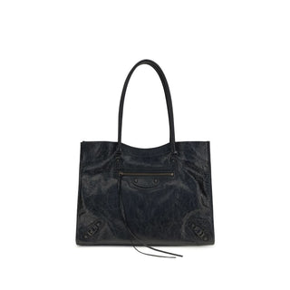 Balenciaga Black Lamb Ovis Aries Shoulder Bag
