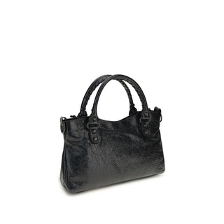 Balenciaga Black Lamb Ovis Aries Shoulder Bag