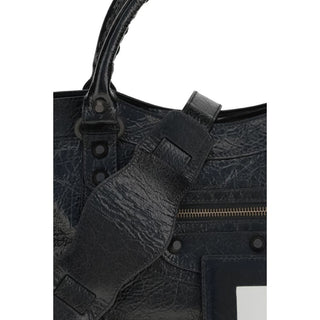 Balenciaga Black Lamb Ovis Aries Shoulder Bag