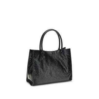 Balenciaga Black Lamb Ovis Aries Shoulder Bag