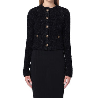 Balenciaga Black Cotton Cardigan