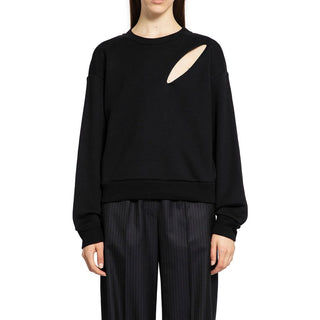 Alexander McQueen Black Cotton Sweatshirt