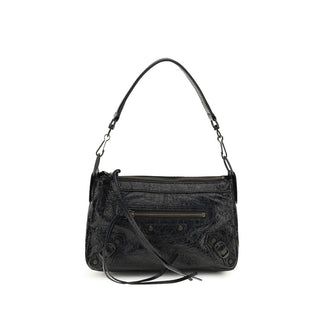 Balenciaga Black Lamb Ovis Aries Shoulder Bag