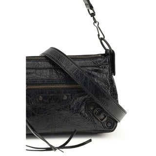 Balenciaga Black Lamb Ovis Aries Shoulder Bag