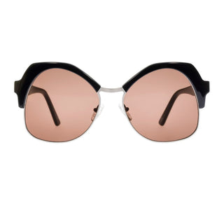 Andy Wolf Black Metal & Plastic Sunglasses