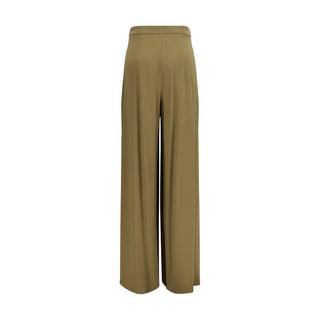 Max Mara Pure Bicolor Viscose Casual Pants