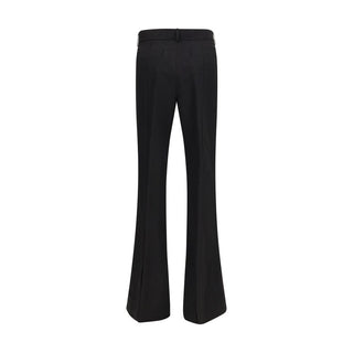 Max Mara Black Viscose Flared Pants