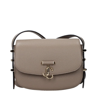 Jimmy Choo Gray Leather Crossbody Bag