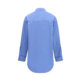 Balenciaga Blue Cotton Shirt