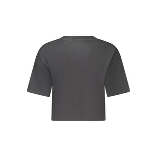 Fila Black Cotton Women's T-Shirt