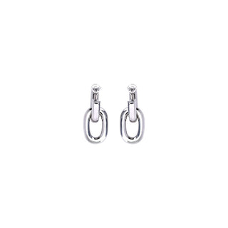 Rabanne Silver Resin Earrings