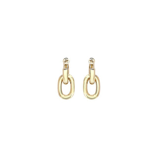 Rabanne Gold Resin Earrings