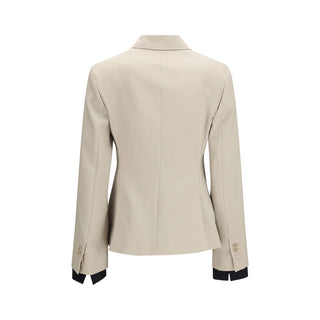 Max Mara Beige Wool Oves Aries Blazer